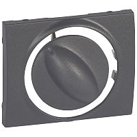 Лицевая панель - Galea Life - для управления вентиляцией и выключателя с задержкой срабатывания - Dark Bronze | код 771257 |  Legrand